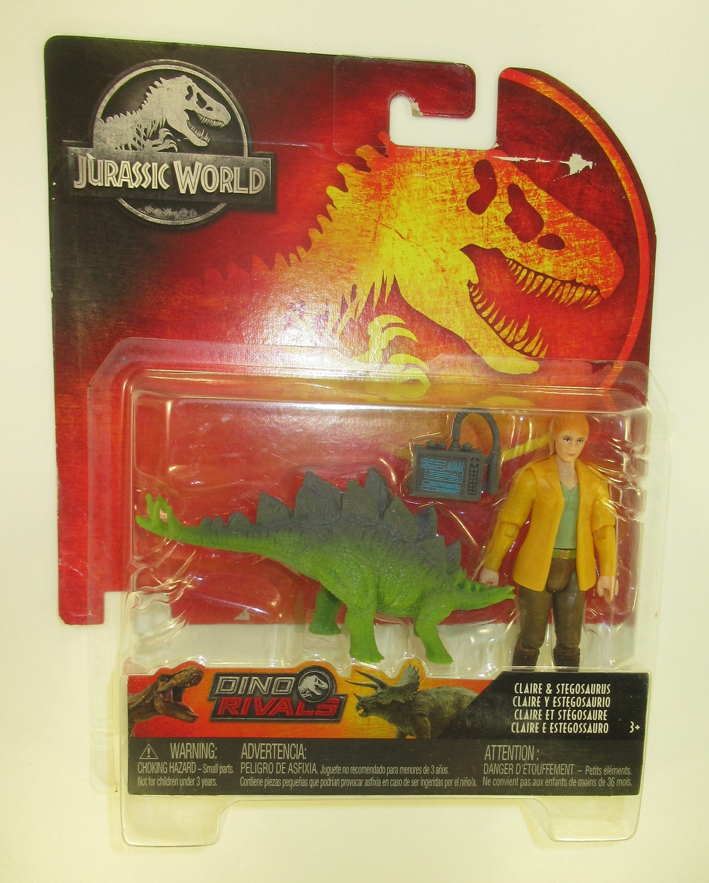 Claire Dearing Jurassic World Dino Rivals Figure MOC Mattel 2018 New Bubble Lift