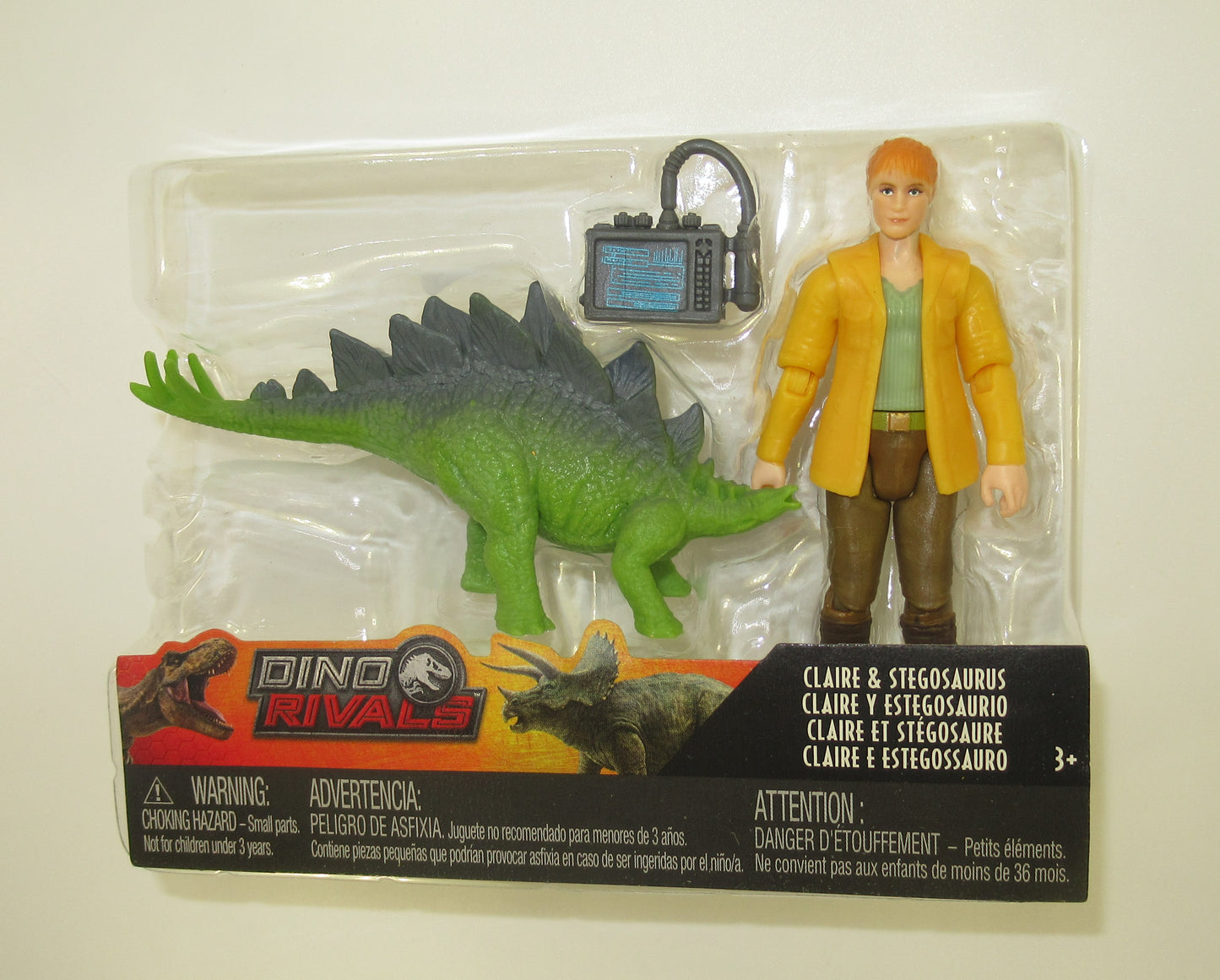 Claire Dearing Jurassic World Dino Rivals Figure MOC Mattel 2018 New Bubble Lift