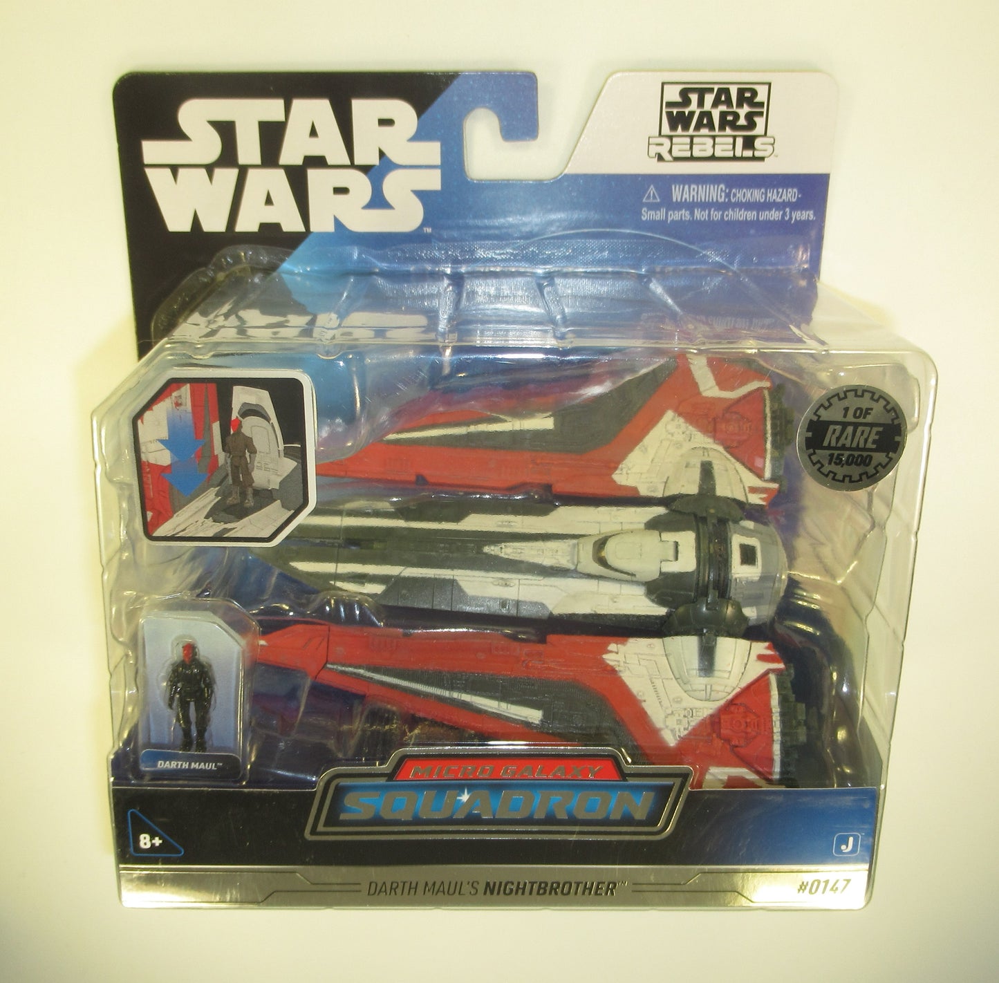 Darth Maul's Nightbrother Rare Star Wars Micro Galaxy Squadron Starfighter MOC