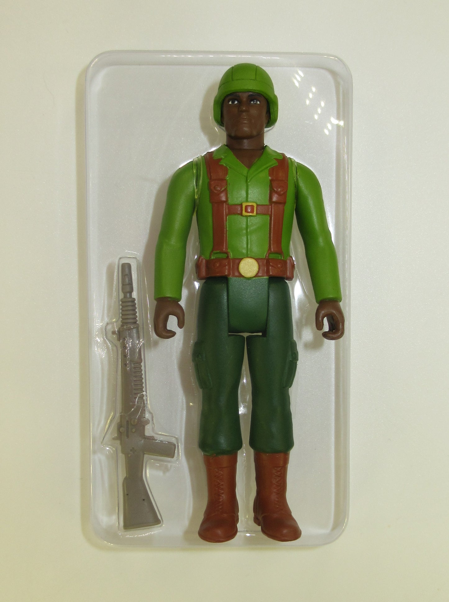 Greenshirt Trooper Brown Skin 3.75" GI Joe ReAction Figure New Super7 2021