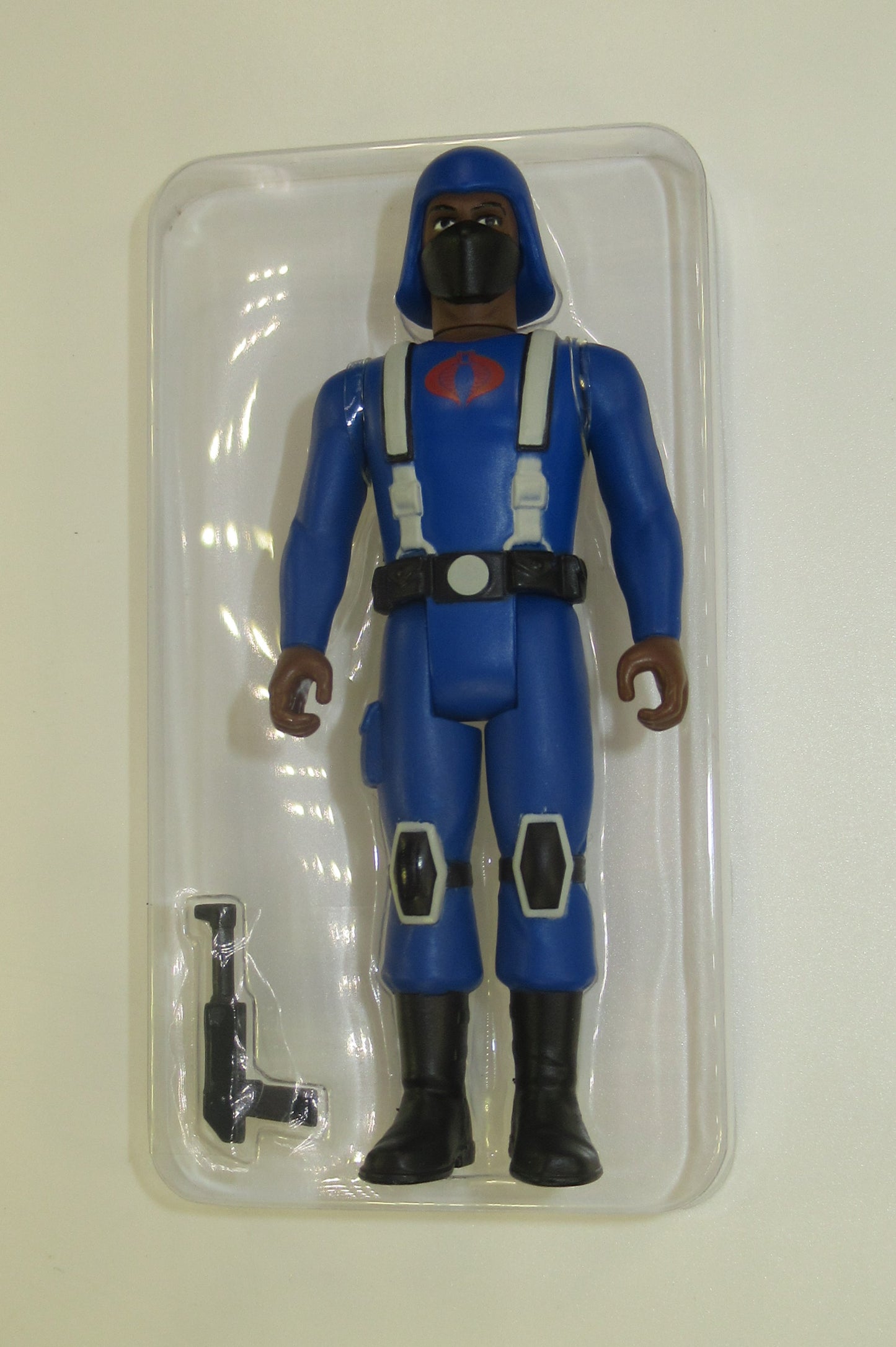 Cobra Trooper Brown Skin H-Back 3.75" GI Joe ReAction Figure Super7 2021 Soldier