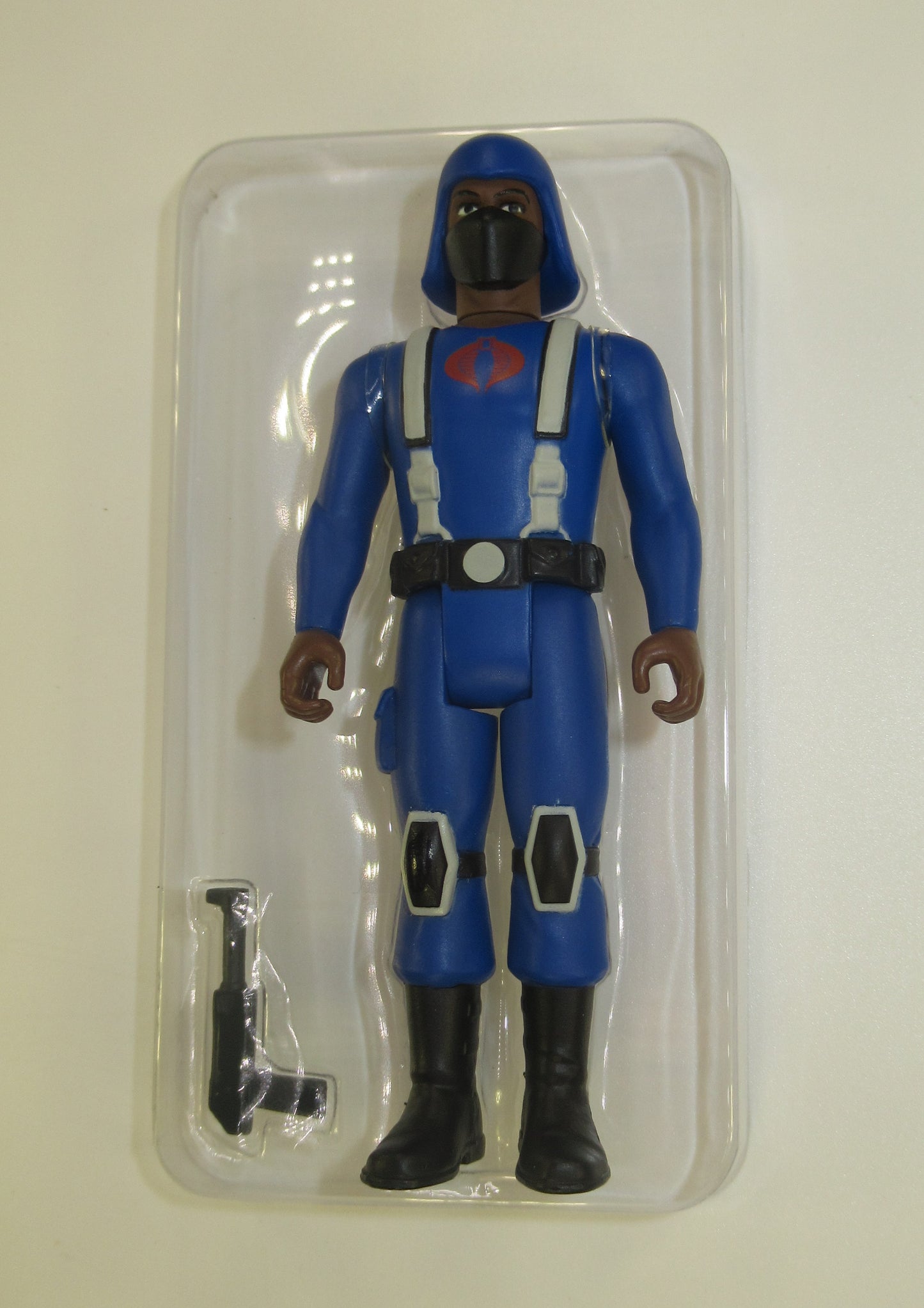 Cobra Trooper Brown Skin H-Back 3.75" GI Joe ReAction Figure Super7 2021 Soldier
