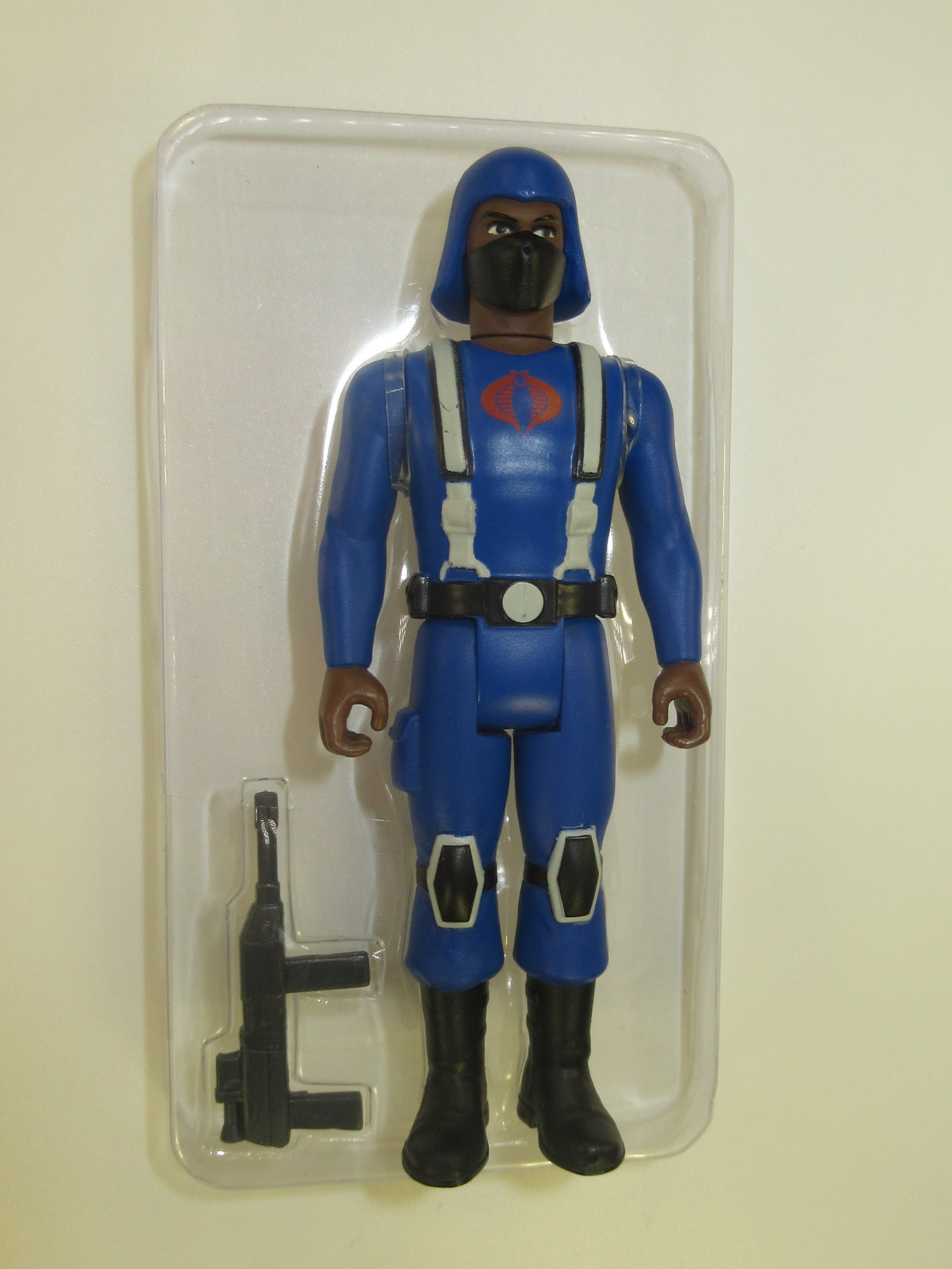 Cobra Trooper Brown Skin Y-Back 3.75" GI Joe ReAction Figure Super7 2021 Soldier