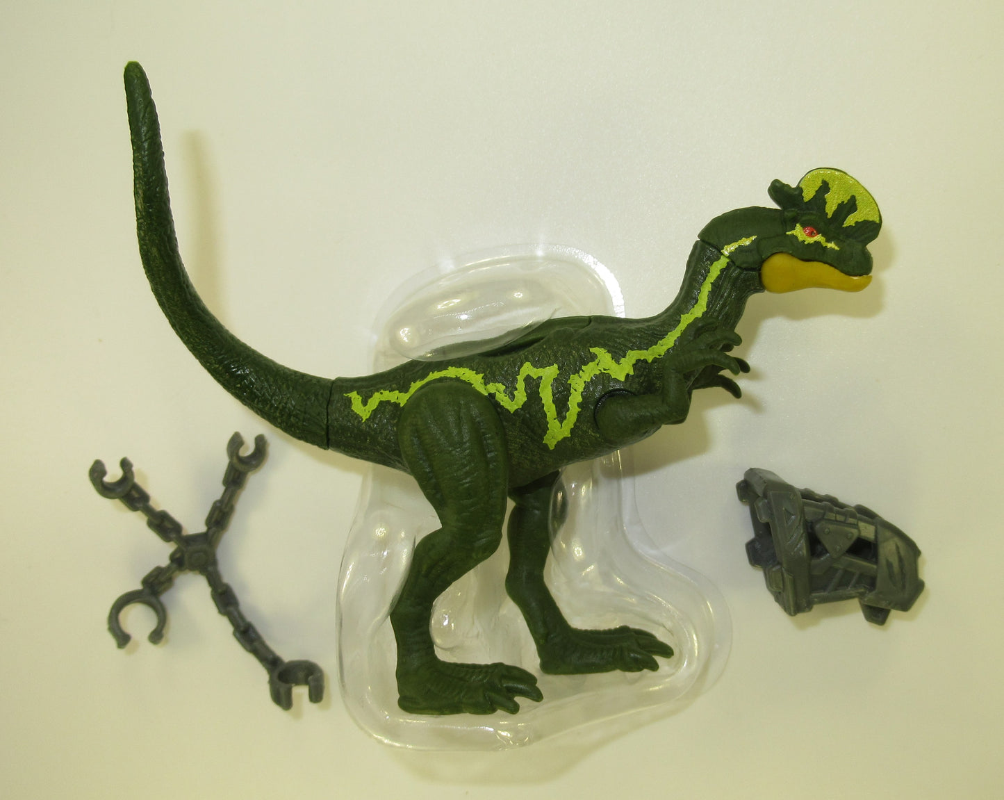 Dilophosaurus Jurassic Park Retro Figure Mattel Kenner Colors World Spitter 1