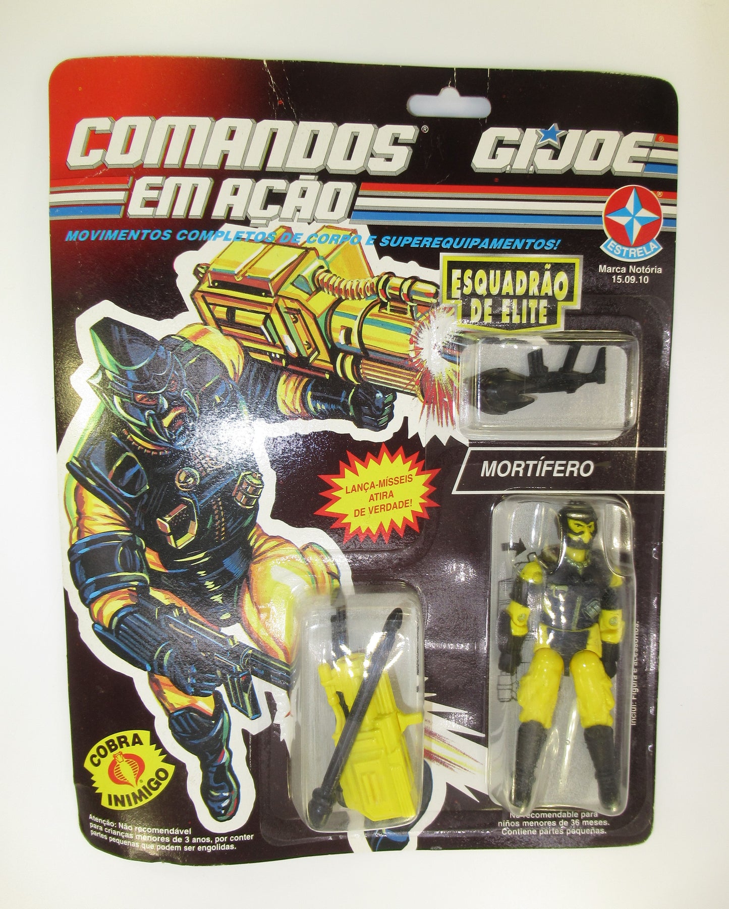Mortifero GI Joe Brazil Alley Viper MOC Sealed Comandos Em Acao Estrela Cobra