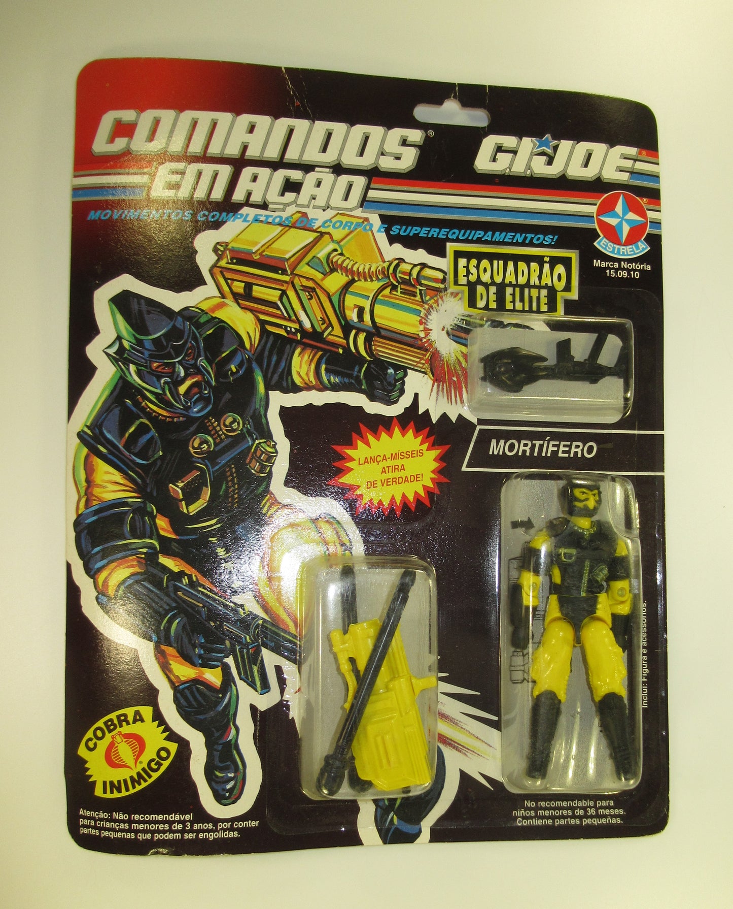 Mortifero GI Joe Brazil Alley Viper MOC Sealed Comandos Em Acao Estrela Cobra