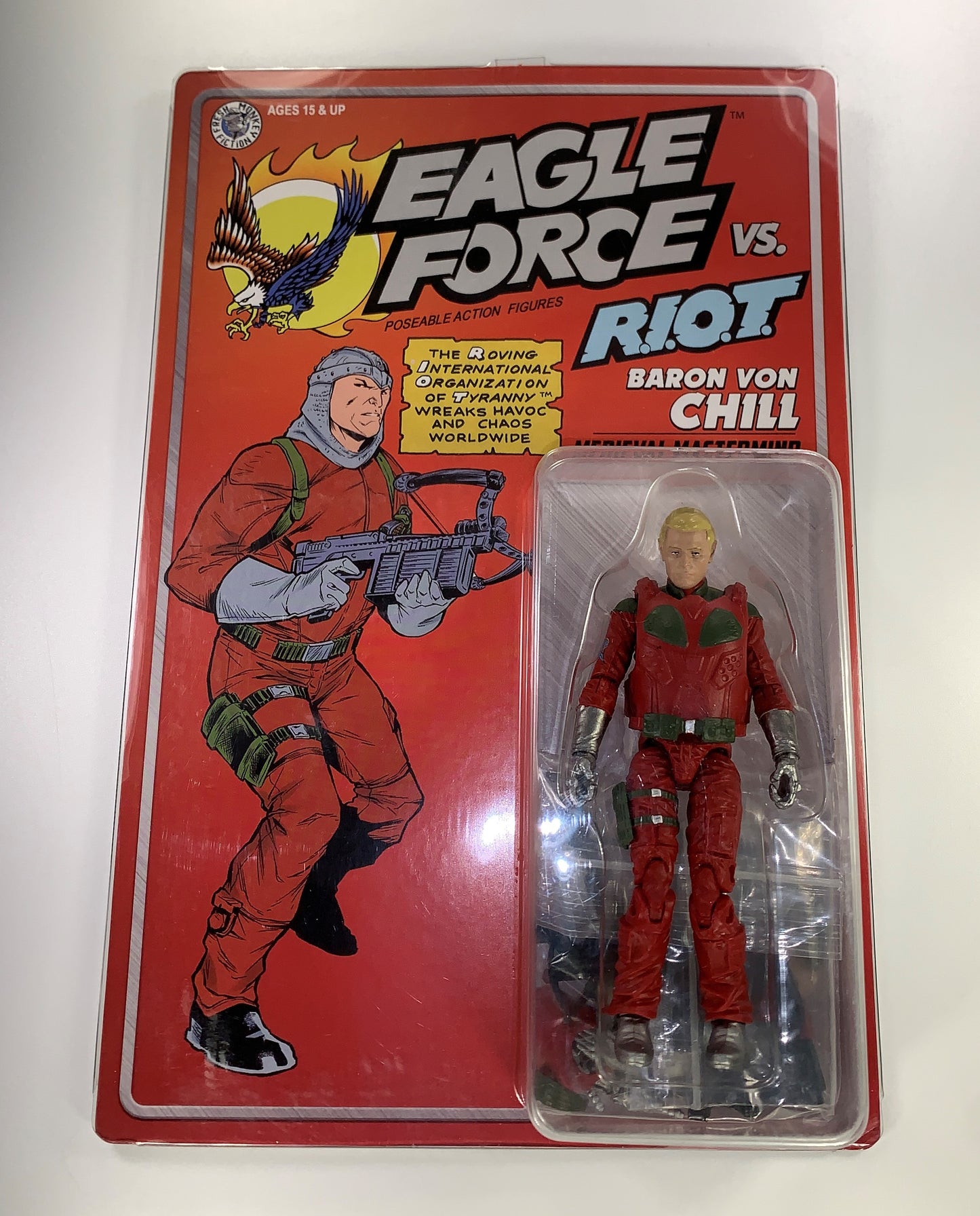 Baron Von Chill 2024 Eagle Force Figure Fresh Monkey Fiction New MOC Exclusive