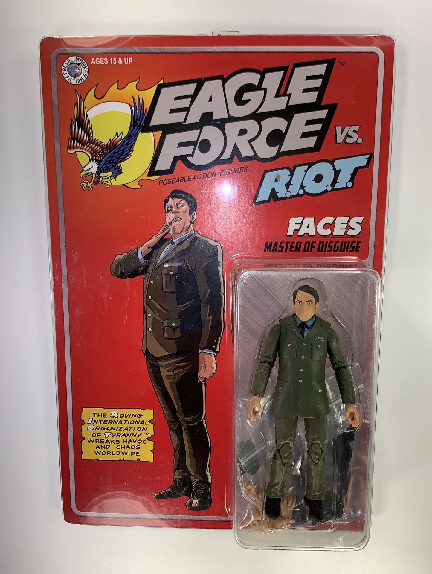 Faces 2024 Eagle Force Figure Fresh Monkey Fiction New MOC General Exclusive