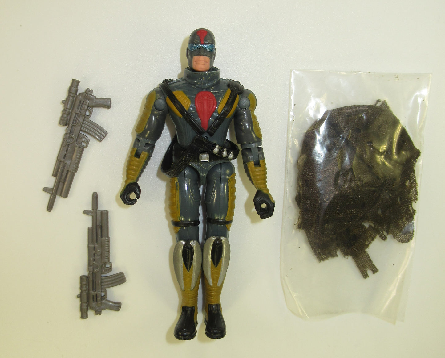 Cobra Pit Viper V1 2003 GI Joe Figure 100% Complete Spy Troops Hasbro O-Ring 1