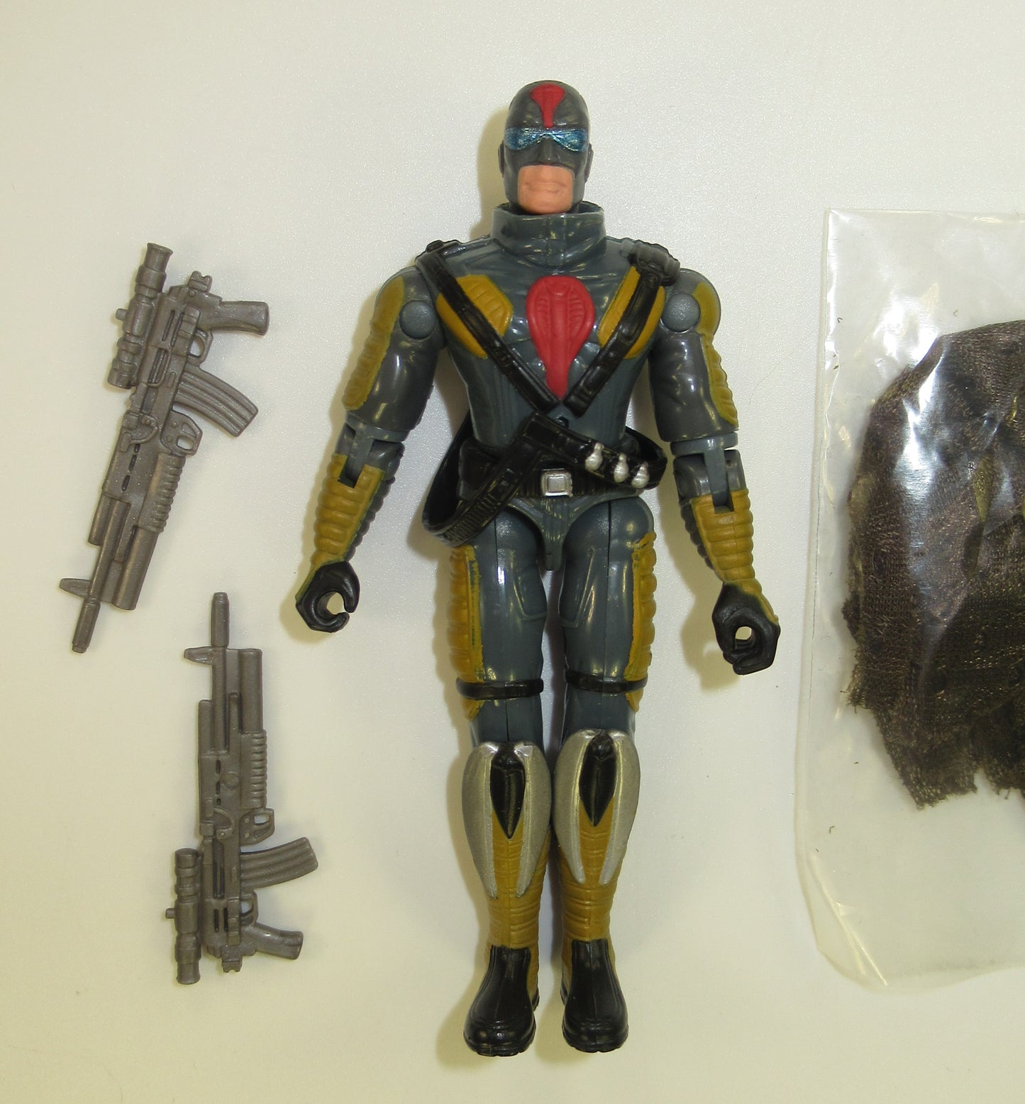 Cobra Pit Viper V1 2003 GI Joe Figure 100% Complete Spy Troops Hasbro O-Ring 1