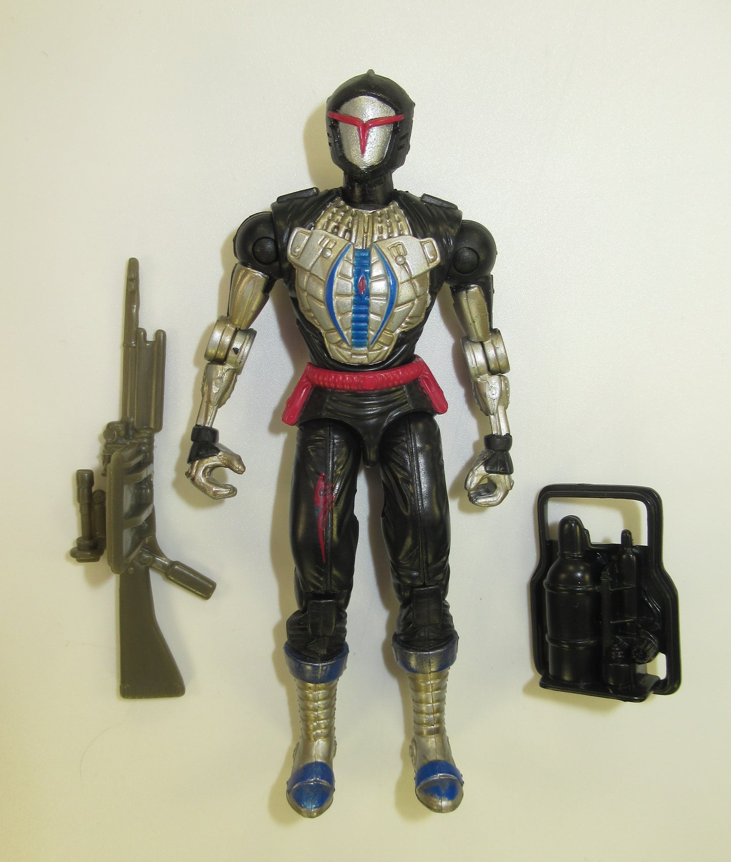 Cobra BAT V3 GI Joe Figure + Accessories Hasbro 2002 3.75" O-Ring Hasbro B.A.T.