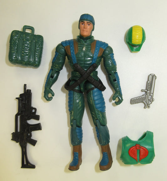 Sgt. Airborne 2003 GI Joe Spy Troops Figure 100% Complete Halo Jumper 2