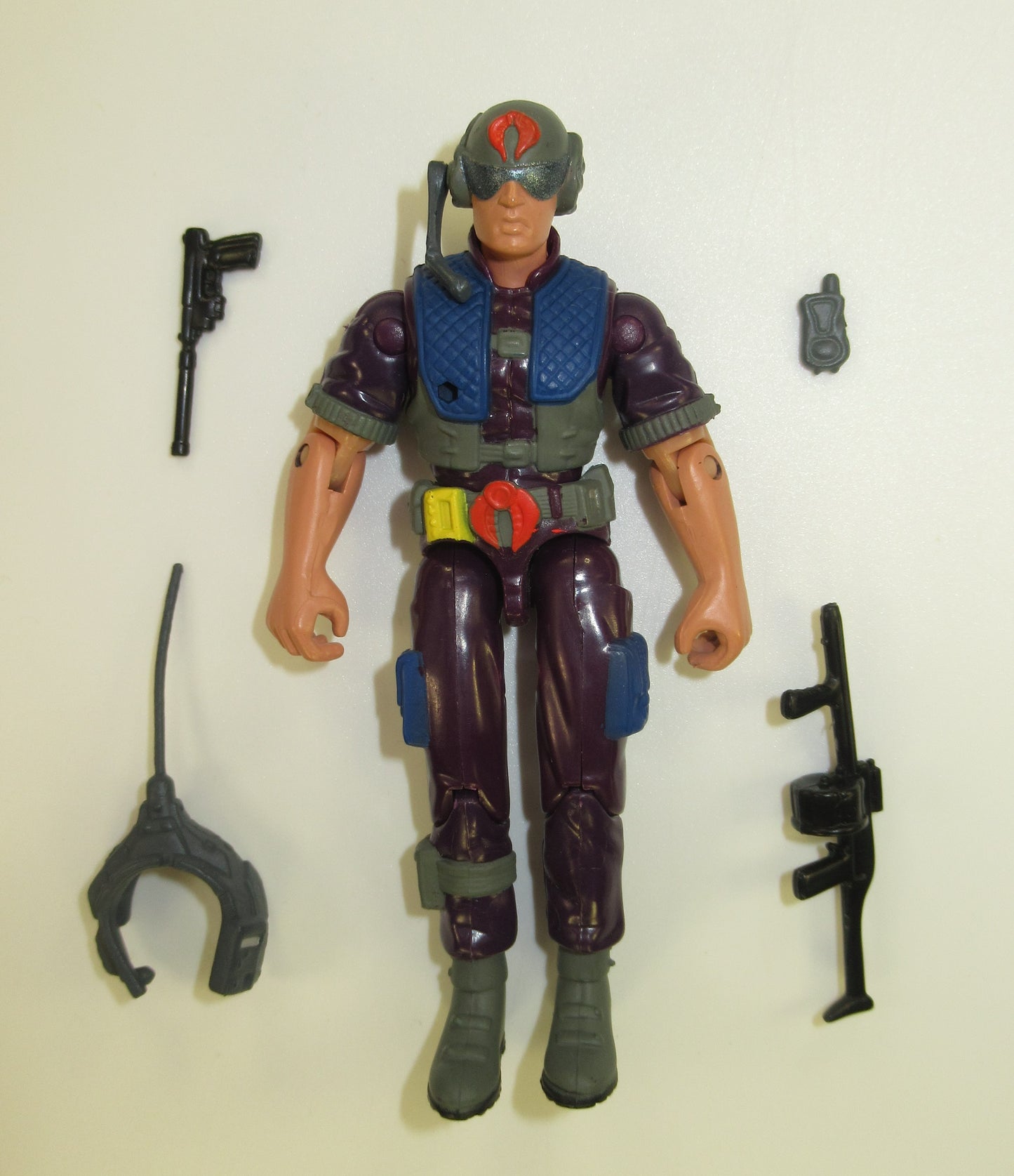 Cobra Tele-Viper V3 2003 GI Joe Spy Troops Figure 100% Complete Hasbro 3.75" 1