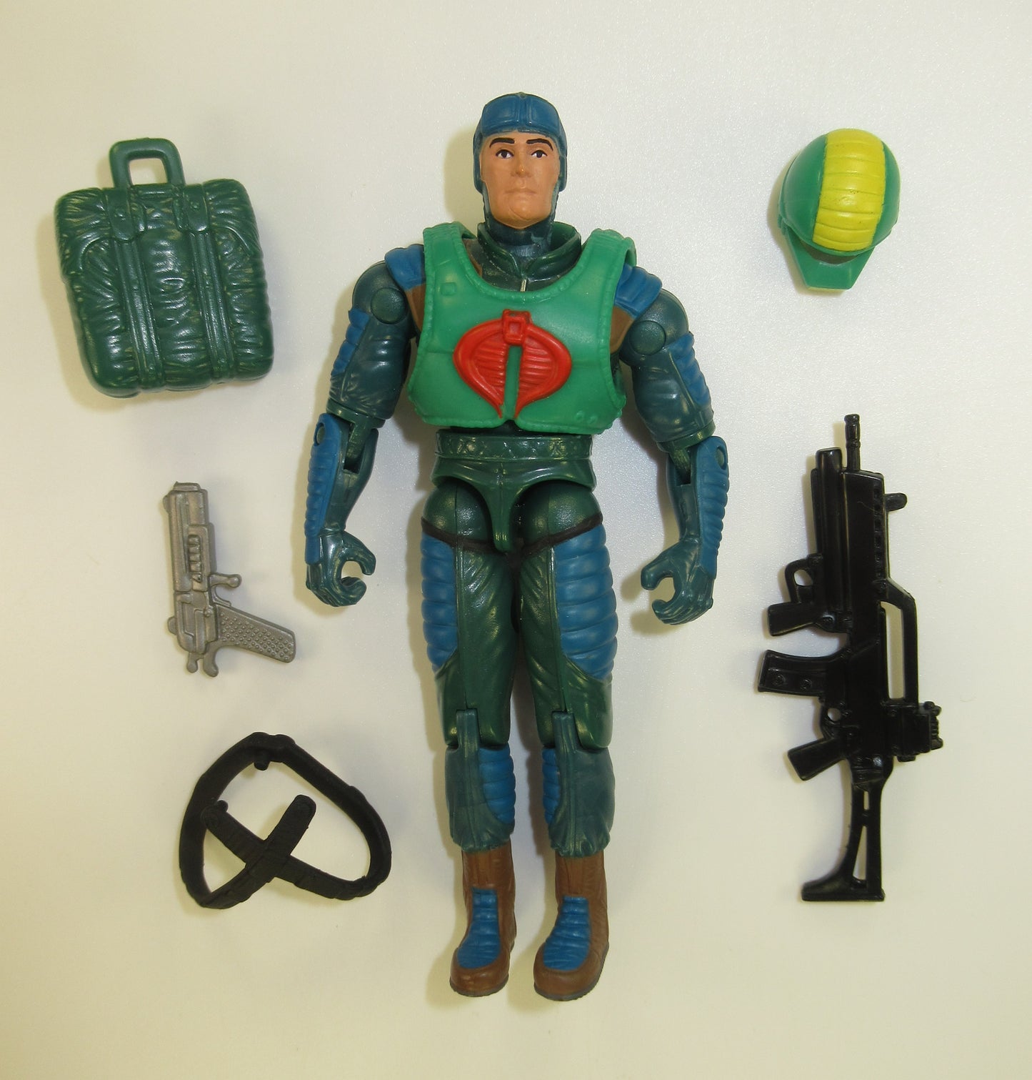 Sgt. Airborne 2003 GI Joe Spy Troops Figure 100% Complete Halo Jumper 2