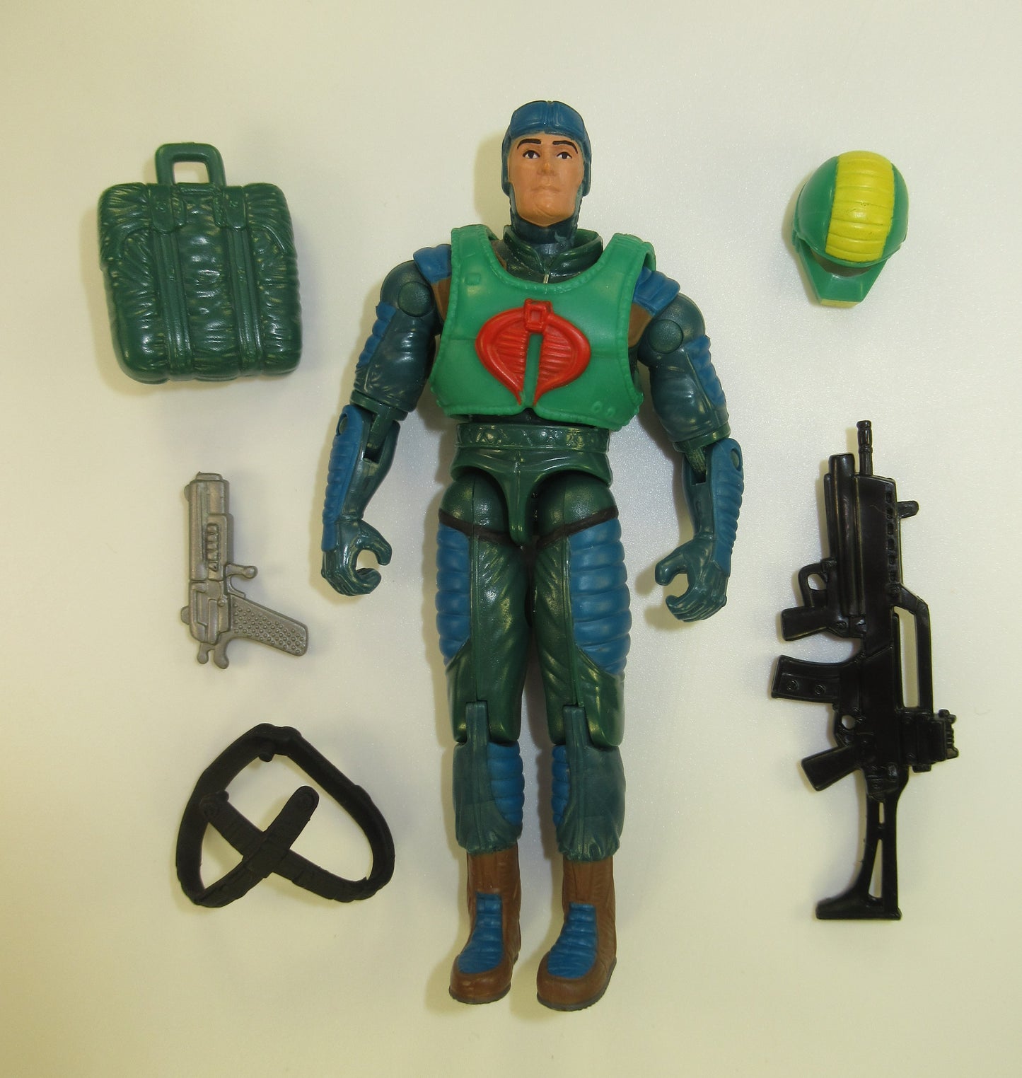 Sgt. Airborne 2003 GI Joe Spy Troops Figure 100% Complete Halo Jumper 2