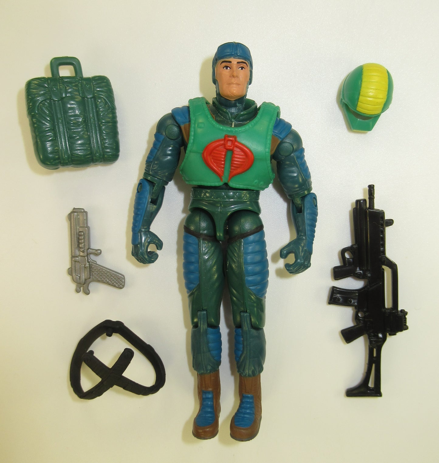 Sgt. Airborne 2003 GI Joe Spy Troops Figure 100% Complete Halo Jumper 2