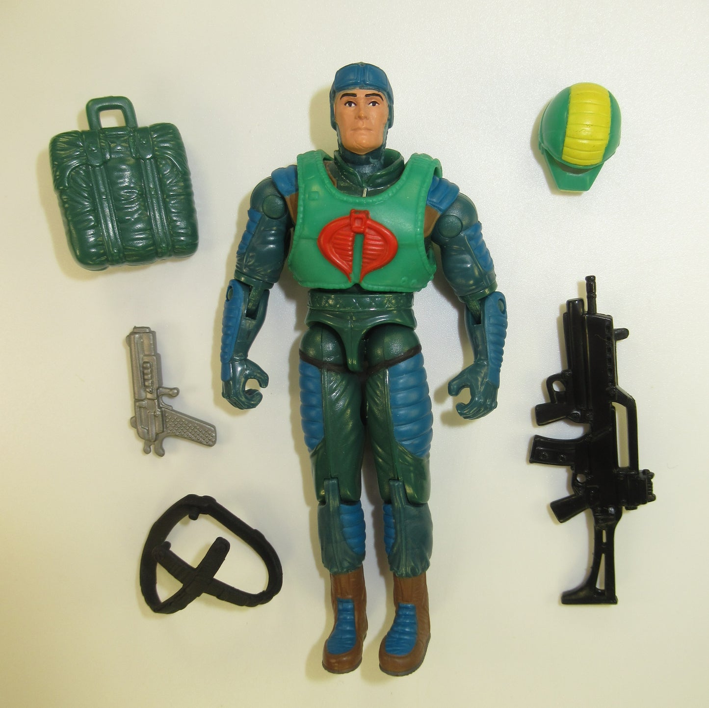 Sgt. Airborne 2003 GI Joe Spy Troops Figure 100% Complete Halo Jumper 2