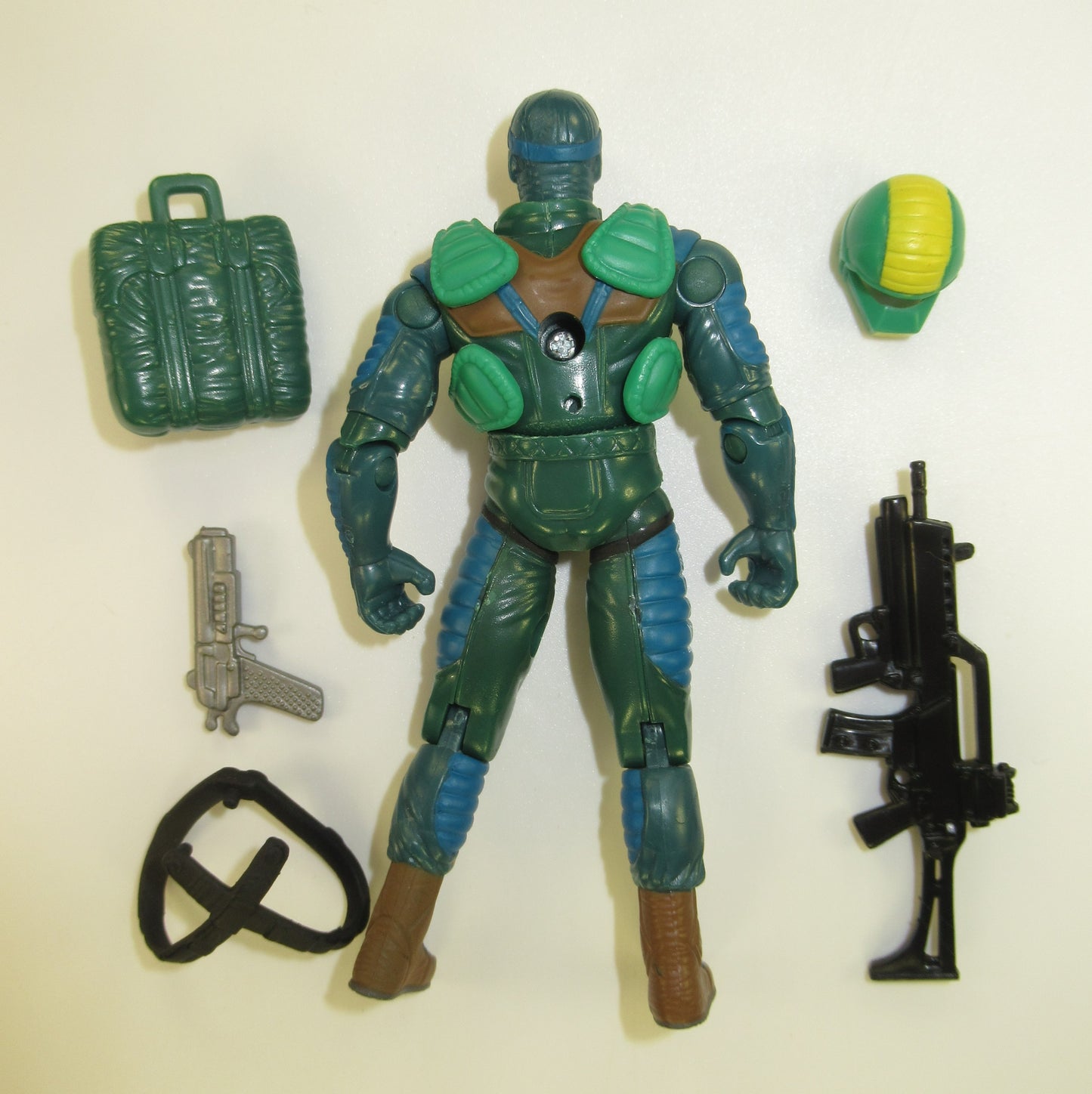 Sgt. Airborne 2003 GI Joe Spy Troops Figure 100% Complete Halo Jumper 2