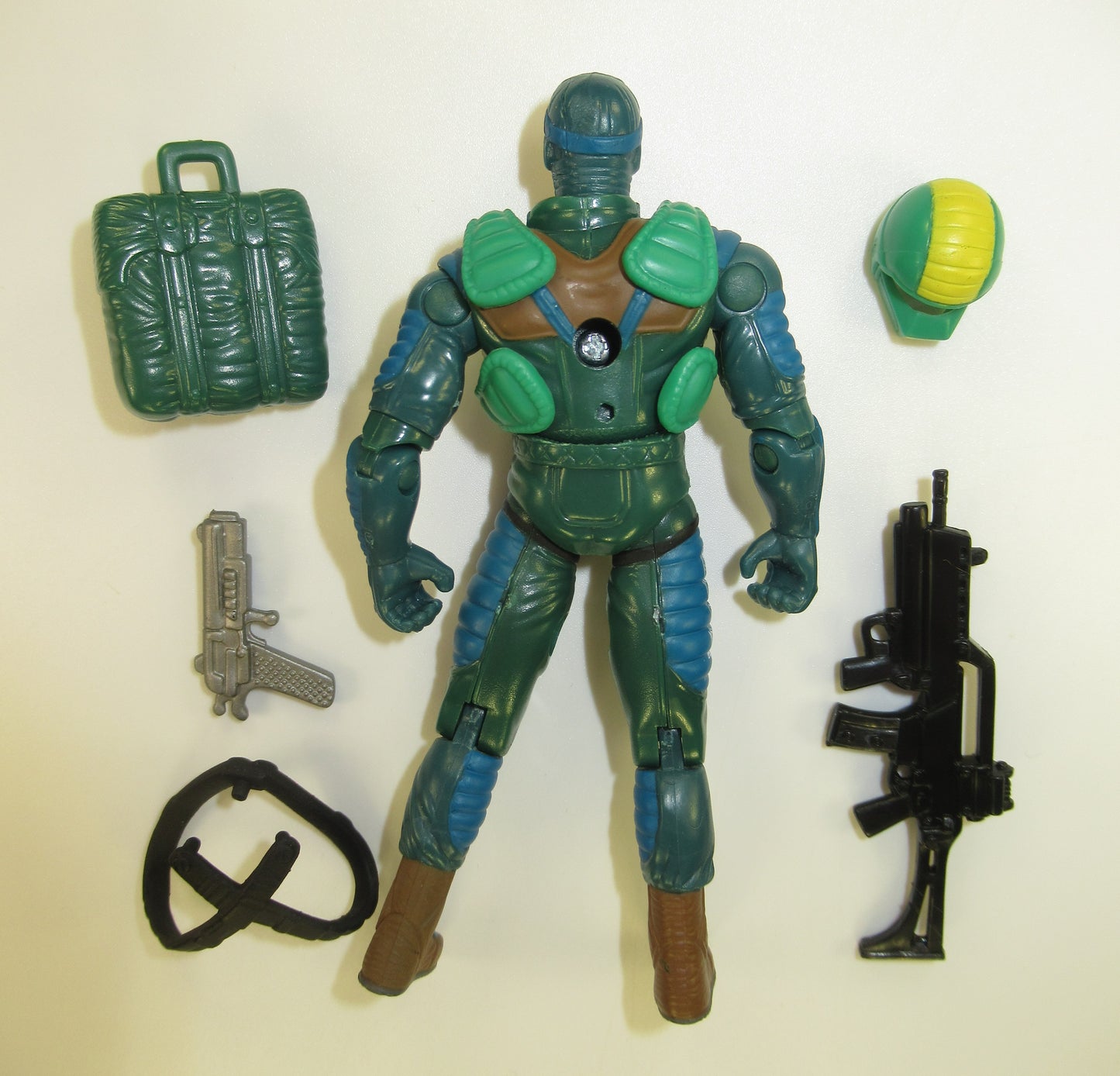 Sgt. Airborne 2003 GI Joe Spy Troops Figure 100% Complete Halo Jumper 2