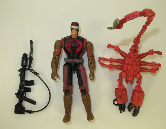 Cobra Sand Scorpion V1 100% Complete GI Joe Figure Hasbro 2004 Valor Vs. Venom