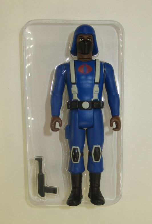 Cobra Trooper Brown Skin H-Back 3.75" GI Joe ReAction Figure Super7 2021 Soldier