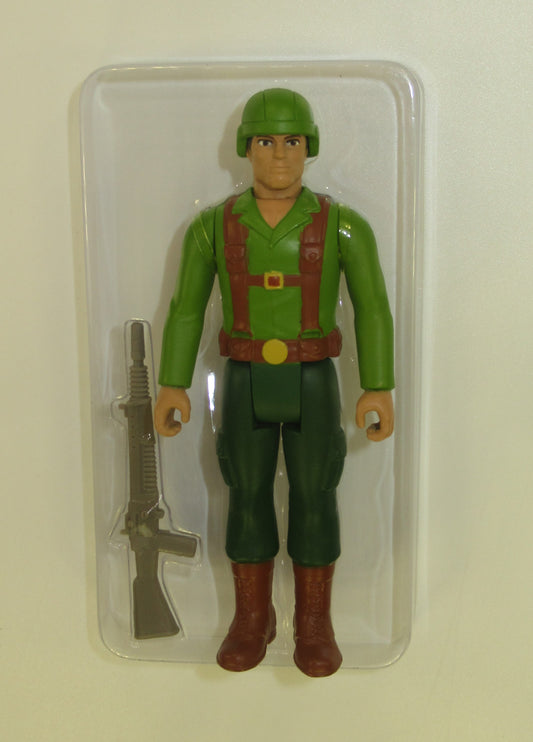 Greenshirt Trooper Tan Skin 3.75" GI Joe ReAction Figure New Super7 2021