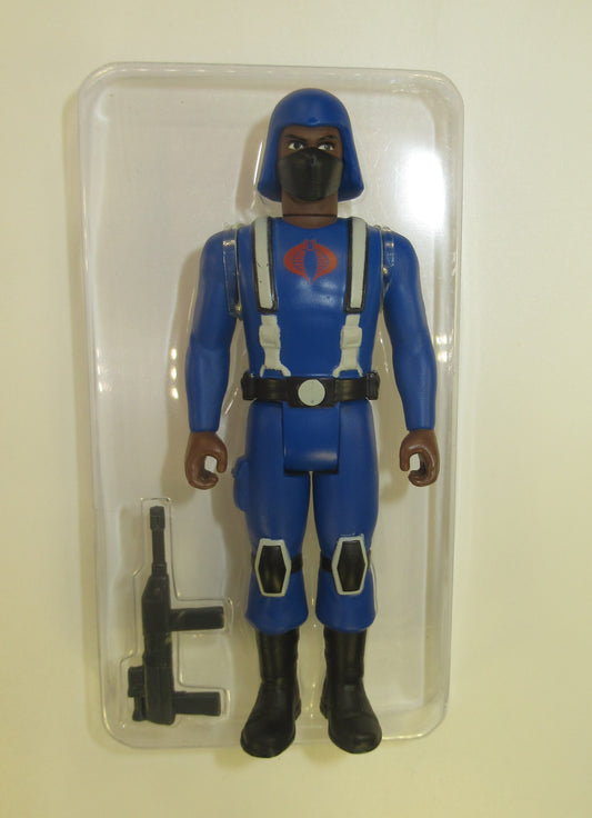 Cobra Trooper Brown Skin Y-Back 3.75" GI Joe ReAction Figure Super7 2021 Soldier