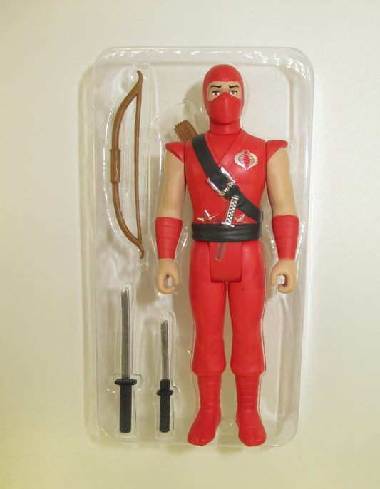 Red Ninja 3.75" GI Joe ReAction Figure Super7 New Cobra G.I. Exclusive