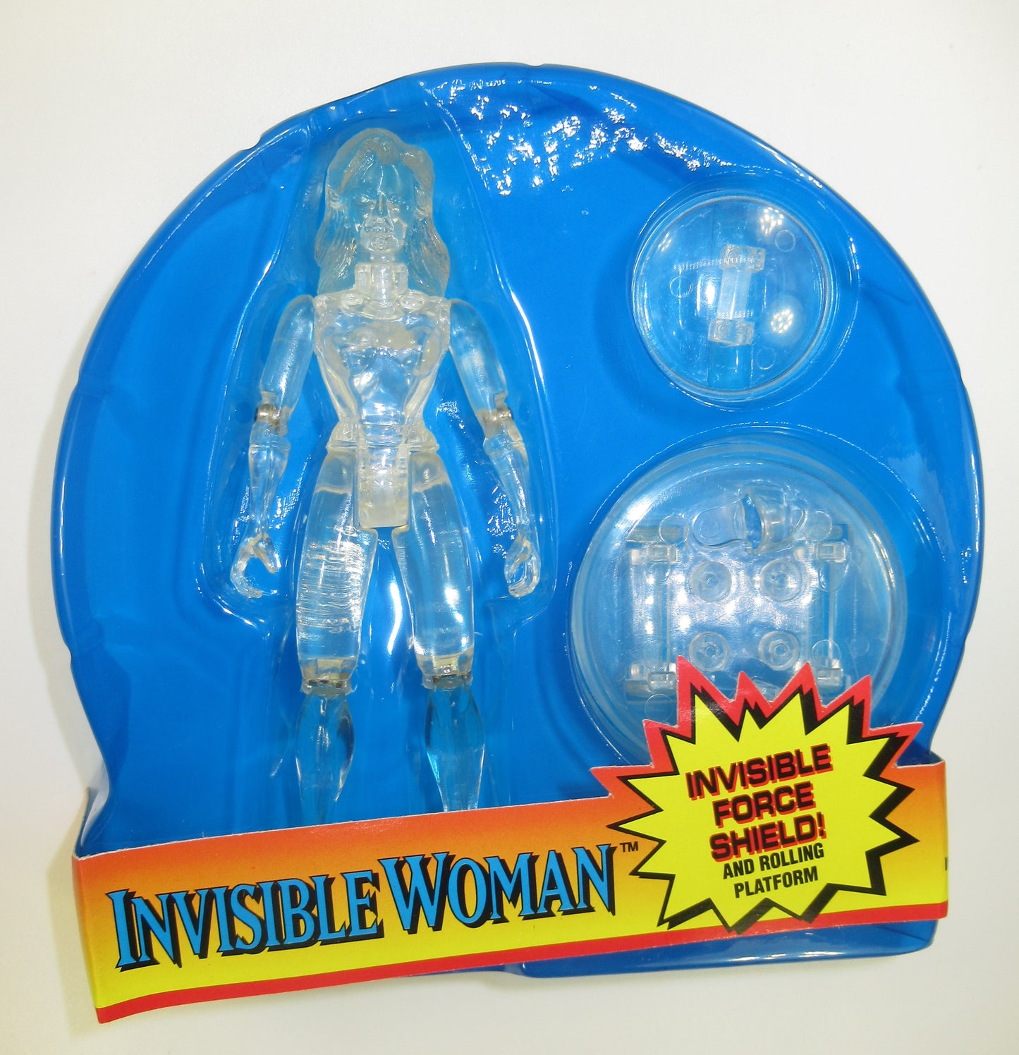 Clear Invisible Woman 1995 ToyBiz Fantastic Four Action Figure New 4 Marvel