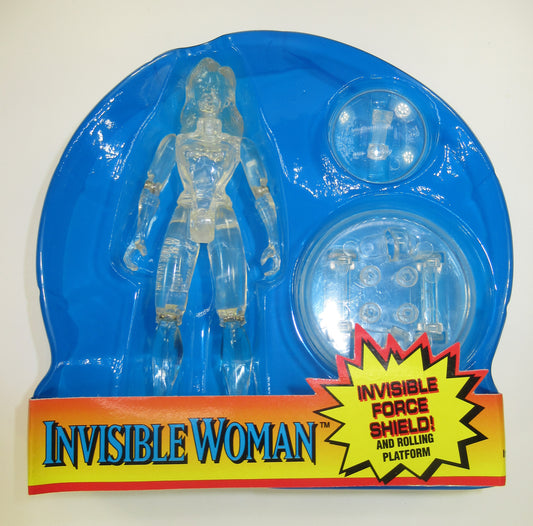 Clear Invisible Woman 1995 ToyBiz Fantastic Four Action Figure New 4 Marvel