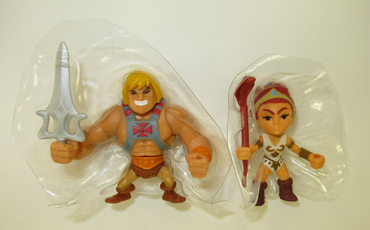 He-Man and Teela Eternia Minis MOTU Figures New Masters of The Universe