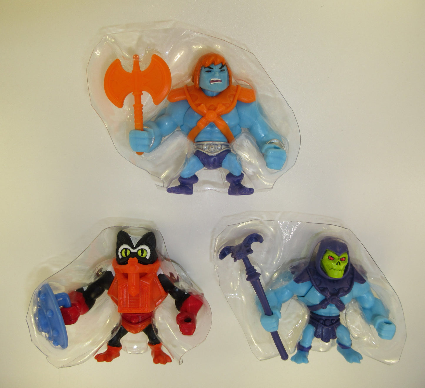 Faker, Stinkor, and Skeletor Eternia Minis MOTU Figures New Masters of The Universe