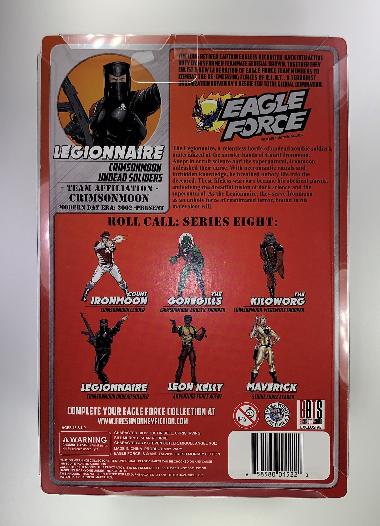 Crimsonmoon Legionnare 2024 Eagle Force Figure FMF New MOC Exclusive Werewolf