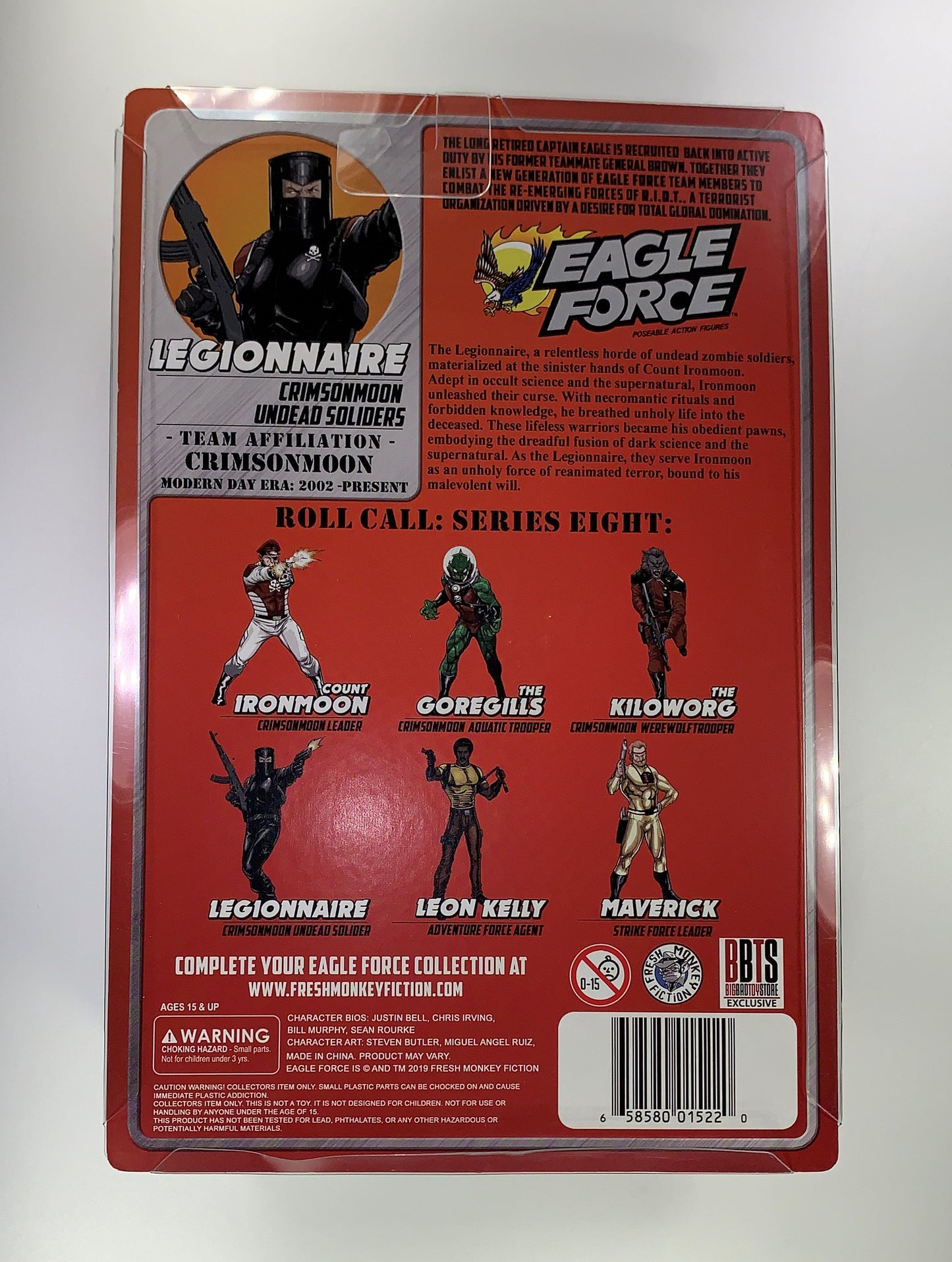 Crimsonmoon Legionnare 2024 Eagle Force Figure FMF New MOC Exclusive Werewolf