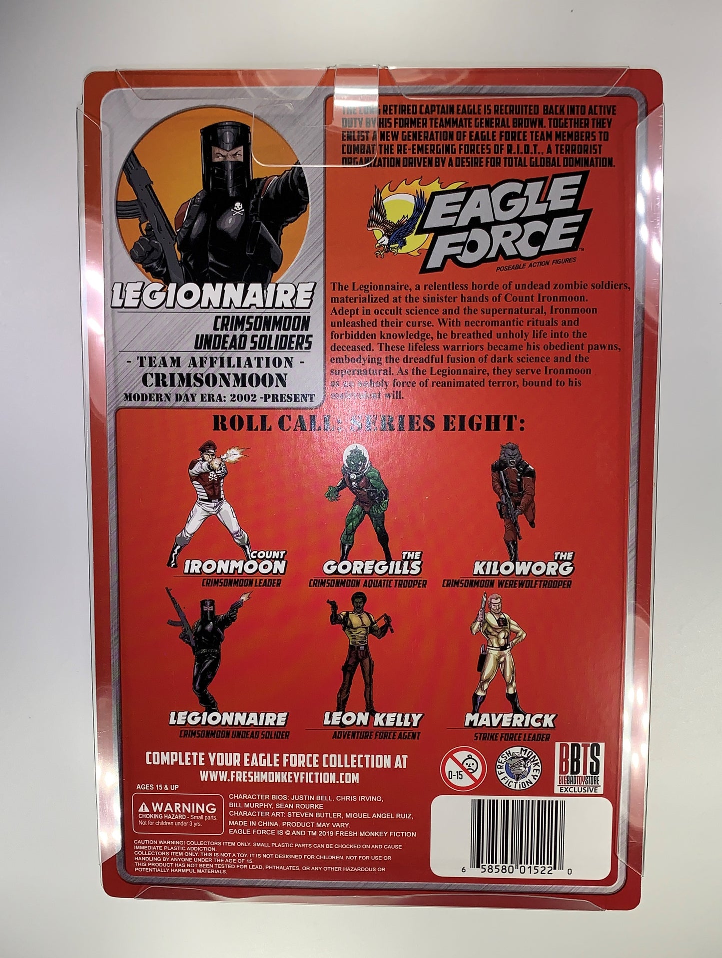 Crimsonmoon Legionnare 2024 Eagle Force Figure FMF New MOC Exclusive Werewolf