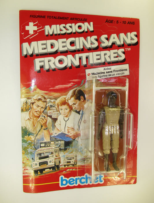 Melissa 3.75" Mission Medecins Sans Frontieres Figure Berchet 1989 MOC Sealed GI Joe Style