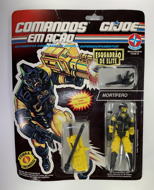 Mortifero GI Joe Brazil Alley Viper MOC Sealed Comandos Em Acao Estrela Cobra