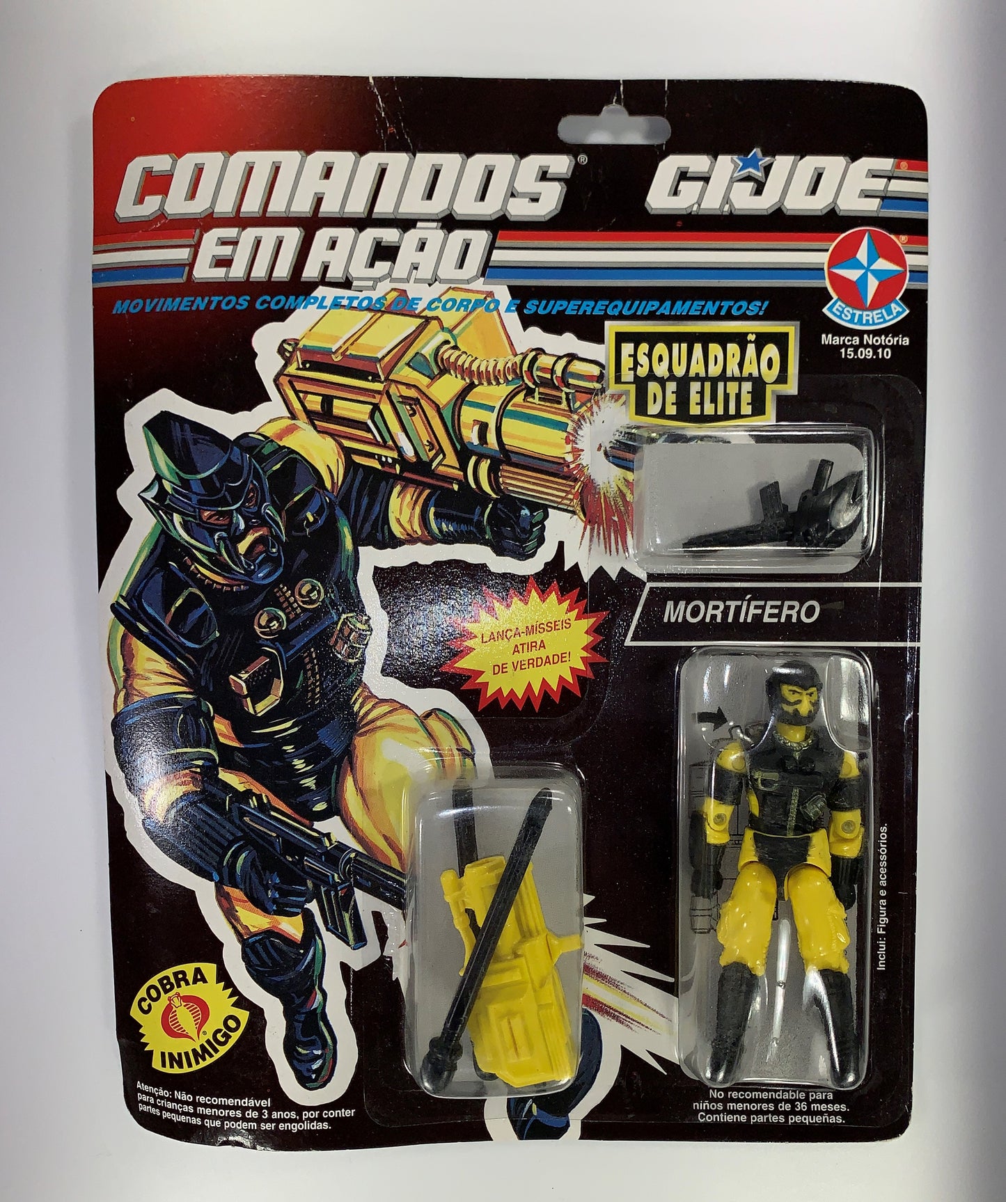 Mortifero GI Joe Brazil Alley Viper MOC Sealed Comandos Em Acao Estrela Cobra