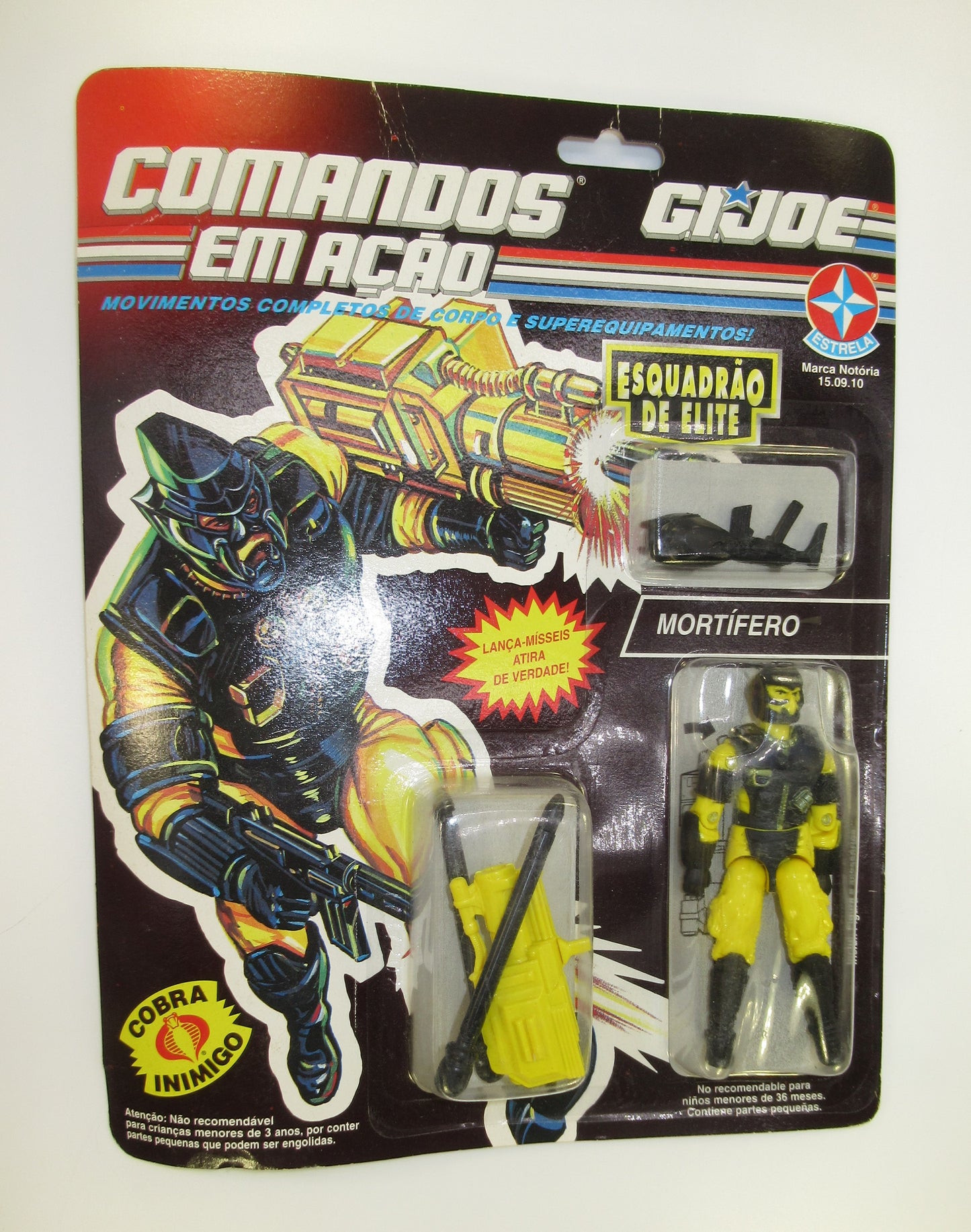 Mortifero GI Joe Brazil Alley Viper MOC Sealed Comandos Em Acao Estrela Cobra