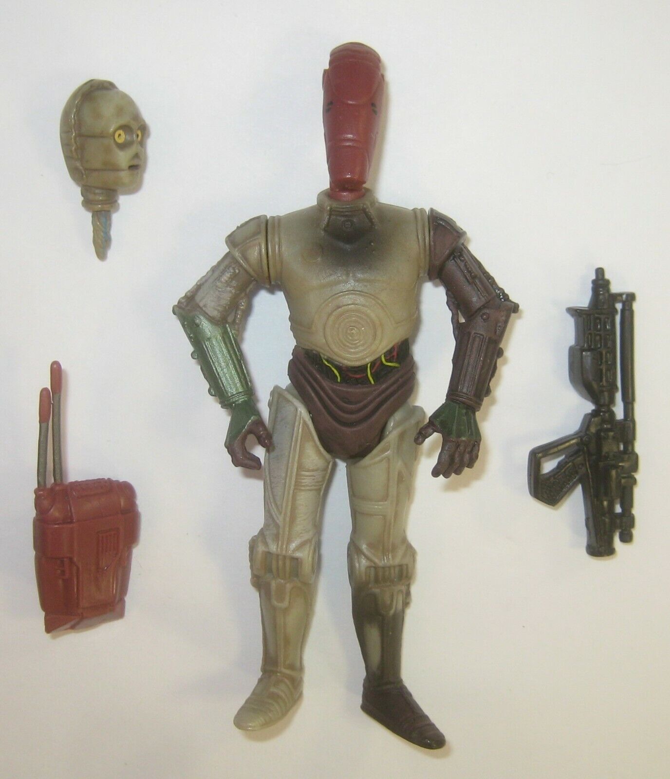 C-3P0 with Battle Droid Head 3.75 Hasbro Star Wars Figure 2006 Geonosis C-3PO