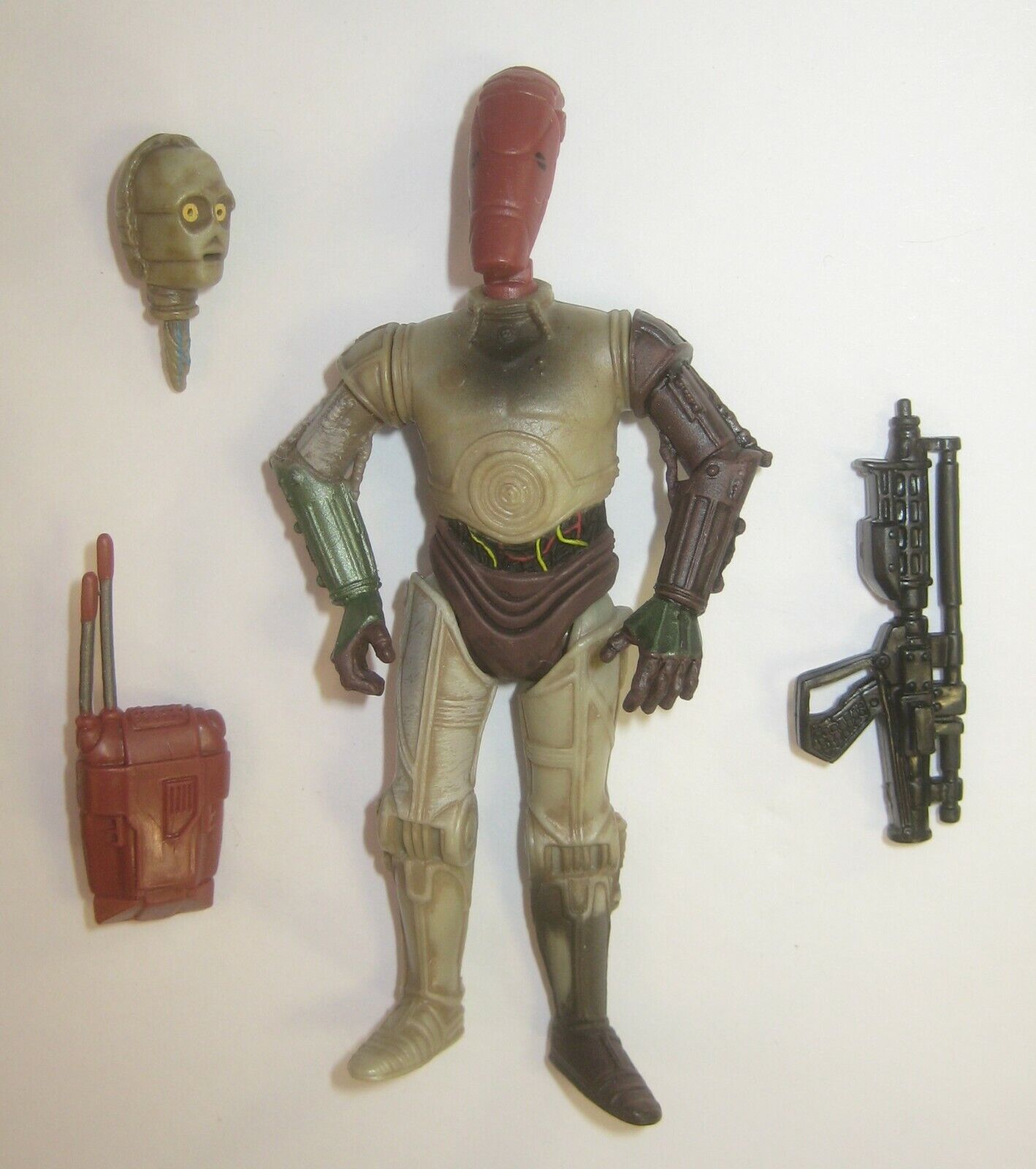 C-3P0 with Battle Droid Head 3.75 Hasbro Star Wars Figure 2006 Geonosis C-3PO