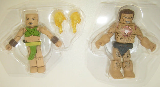 Iron Fist and Starbrand 1,000,000 BC Marvel Minimates New Avengers Exclusive