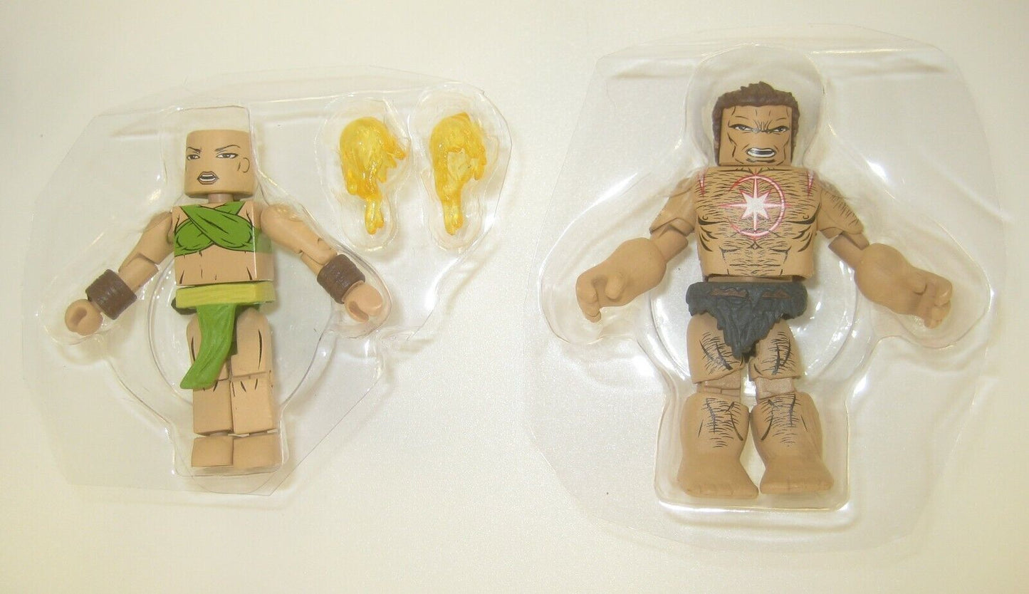 Iron Fist and Starbrand 1,000,000 BC Marvel Minimates New Avengers Exclusive