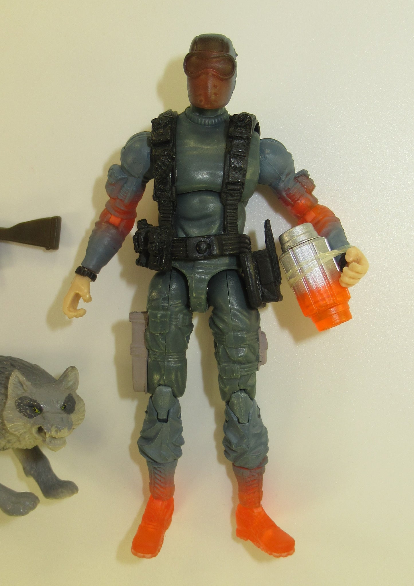 Radioactive Snake Eyes V36 and Timber 2008 GI Joe Figure Hasbro DVD Battles G.I.