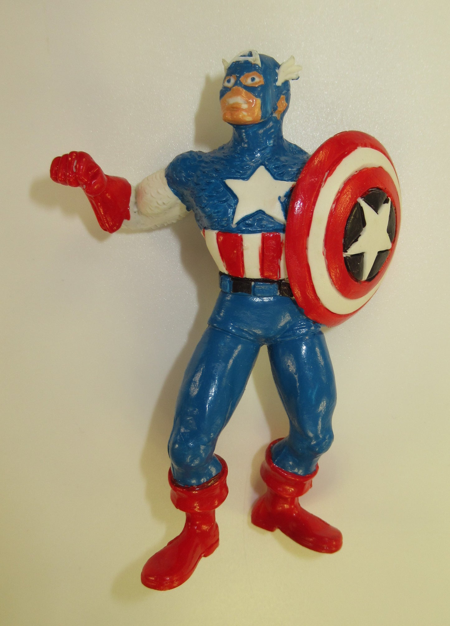 Captain America Comics Spain PVC Figure 1980s Marvel Classic Vintage Avengers