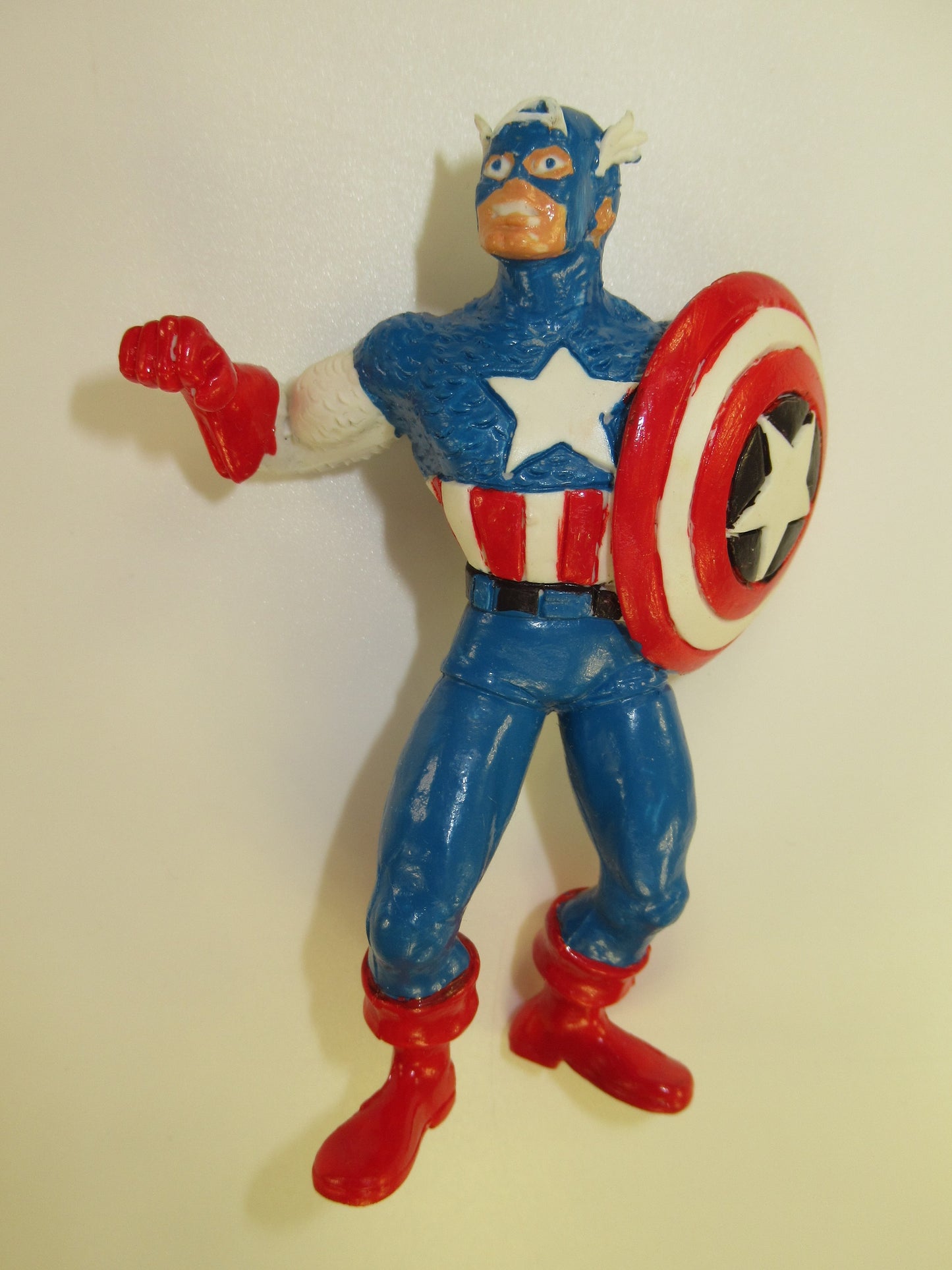 Captain America Comics Spain PVC Figure 1980s Marvel Classic Vintage Avengers