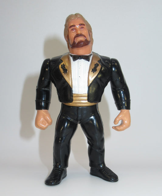 Million Dollar Man Ted DiBiase 1990 Hasbro WWF Figure Nice! Black Suit WWE WCW 1