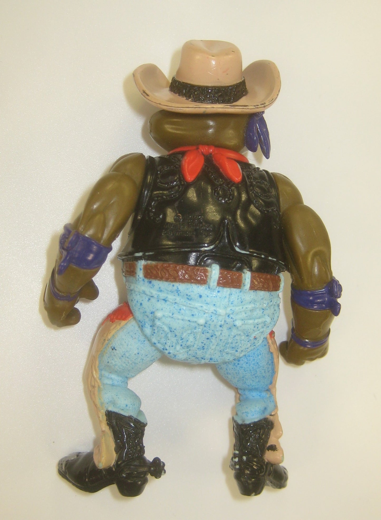 Crazy Cowboy Don 1992 TMNT Figure Wacky Wild West Donatello Ninja Turtles