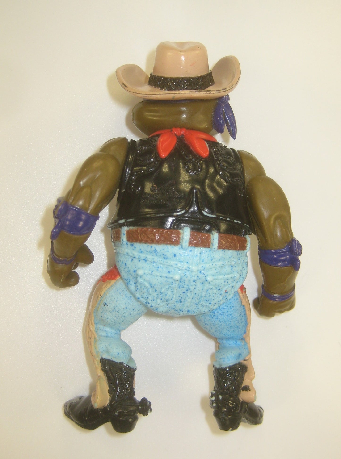 Crazy Cowboy Don 1992 TMNT Figure Wacky Wild West Donatello Ninja Turtles