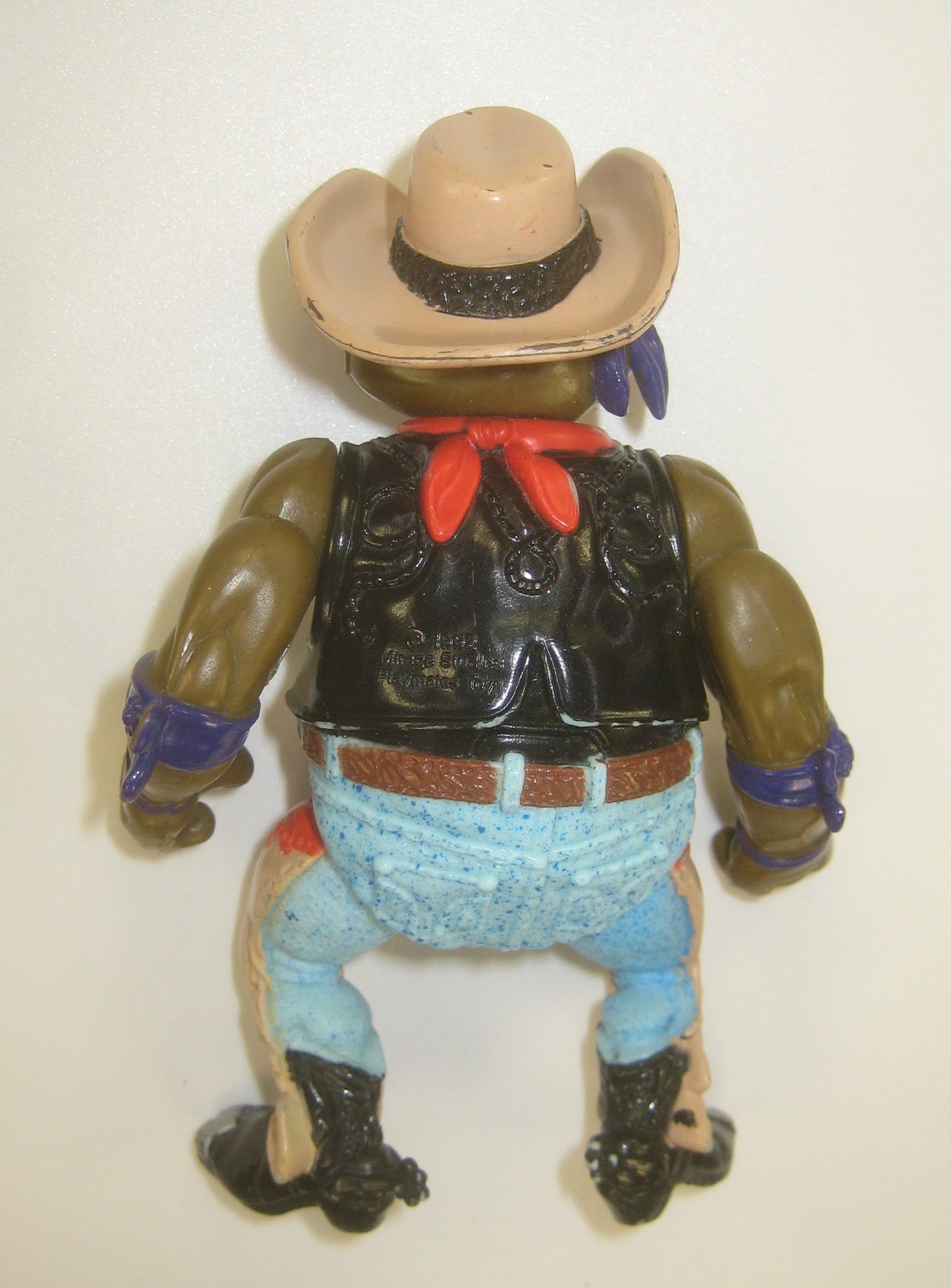 Crazy Cowboy Don 1992 TMNT Figure Wacky Wild West Donatello Ninja Turtles